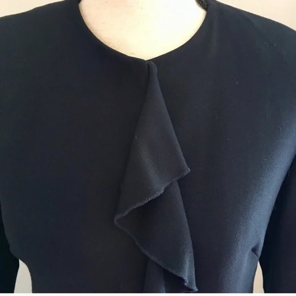 ZARA COAT CLASSY AND GORGEOUS Navy - Picture 6 of 7